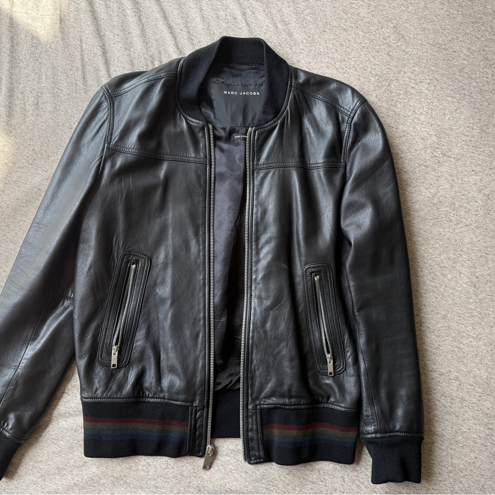 Marc Jacobs Black Leather Jacket